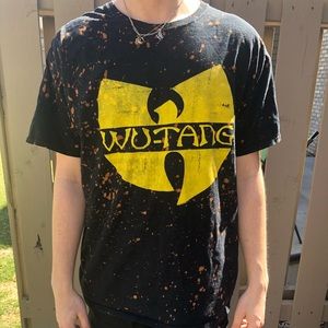 Wu-Tang tee bleached